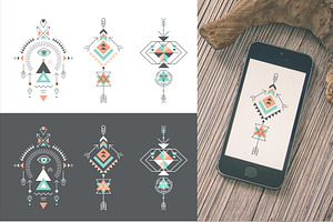 Sacred Geometry Aztec Shapes