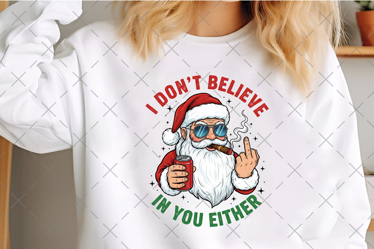 Funny Santa Claus png, an Illustration by Craft Nest (Photo 5 of 6)