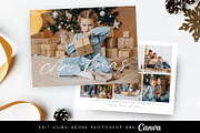 Christmas Card Template CC089, a Card Template by Always Templates (Thumbnail 1 of 3)