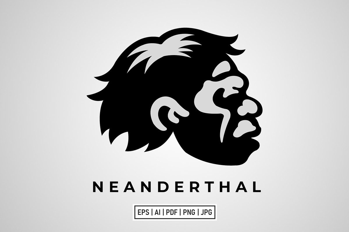 Neanderthal Logo, a Branding & Logo Template by Silpin