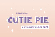 Cutie Pie Font, a Font by Salt & Pepper Designs (Thumbnail 1 of 8)
