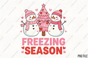 Freezing Season Snowman PNG, an Illustration by CraftArtStudio (Thumbnail 1 of 4)