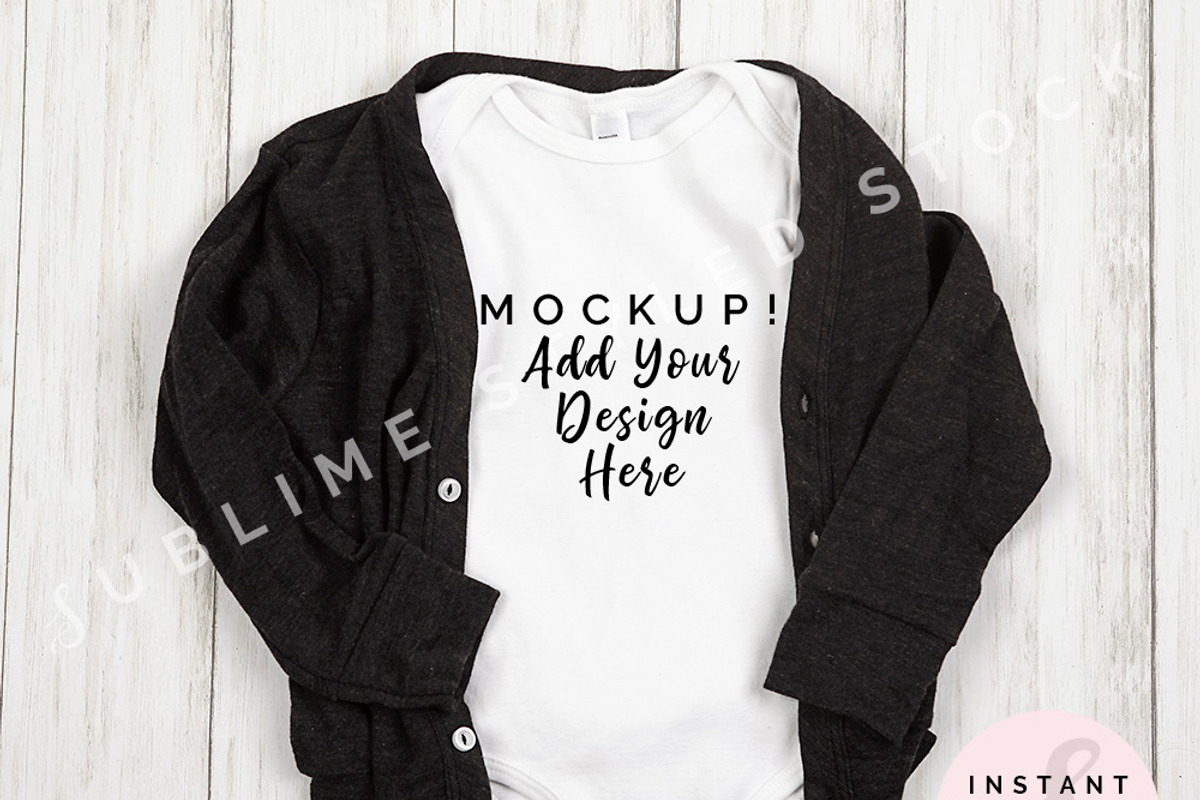 Onesie Mockup Bundle, Boy Bodysuit, an Apparel Mockup by SUBLIME Styled Stock (Photo 11 of 13)