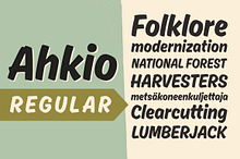 Ahkio Regular