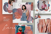 Emerald - Watercolor Social Media, a Social Media Template by Dirtytemp Studio (Thumbnail 5 of 6)