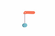 Animated hand with yoyo, an Object Illustration by IMG visuals characters (Thumbnail 1 of 2)