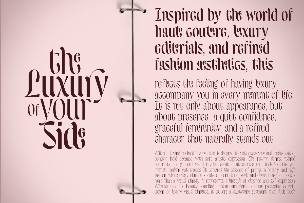 Dh Atilras - 8 Fashion Serif Family, a Serif Font by Dharmas Foundry (Photo 3 of 15)