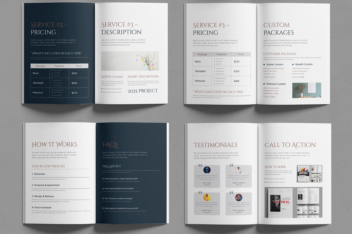 Services and Pricing Guide Template preview 3