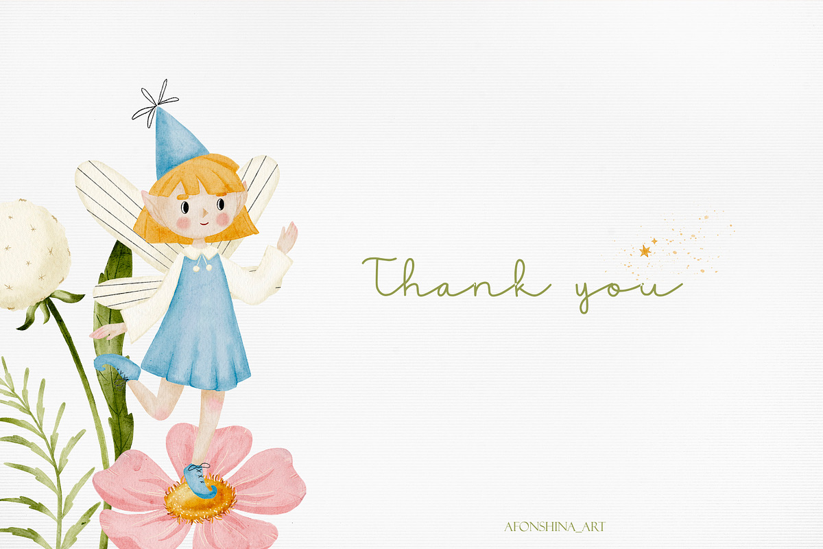Forest fairies collection, an Illustration by AfonshinaArt (Photo 14 of 14)