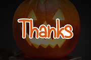 Happy Pumpkin | Script Font, a Script Font by Scratchones (Thumbnail 8 of 8)