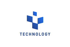 T monogram Technology logo, a Branding & Logo Template by tmts