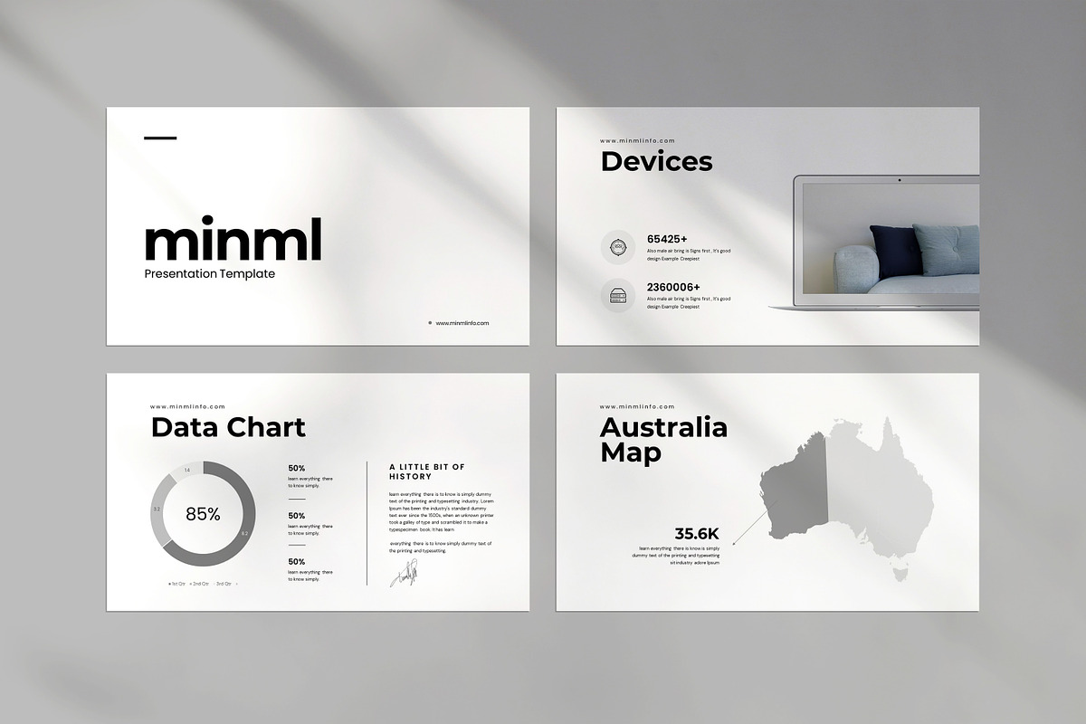 Minml Presentation Template, a Presentation Template by evgenystudio (Photo 9 of 28)