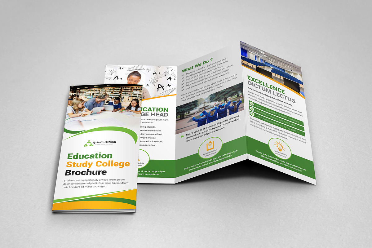 Education College Trifold V3, a Brochure Template by JanySultana (Photo 4 of 10)