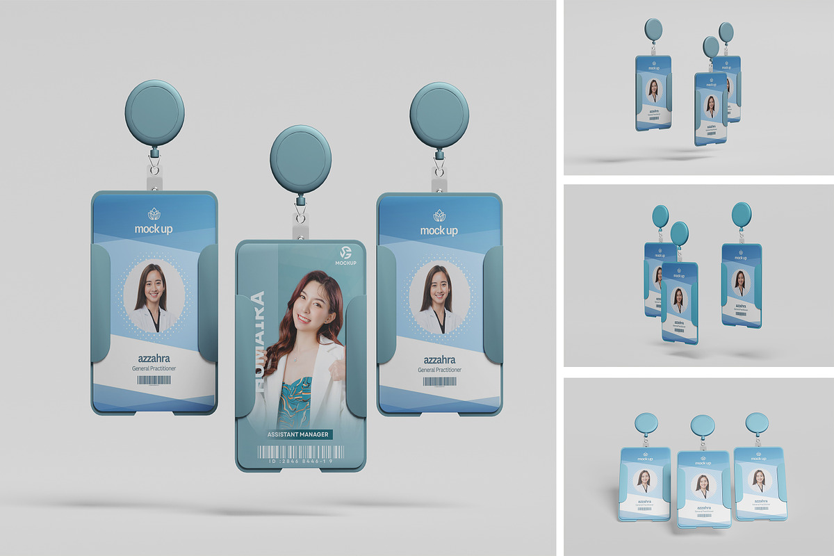 id card mockup, a Business Card Template by kebunmockup (Photo 1 of 5)