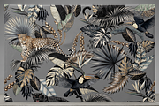 Indigo Jungle Tropical Seamles 2026, a Pattern Graphic by Luiz da Rolt Grathwohl (Thumbnail 12 of 24)