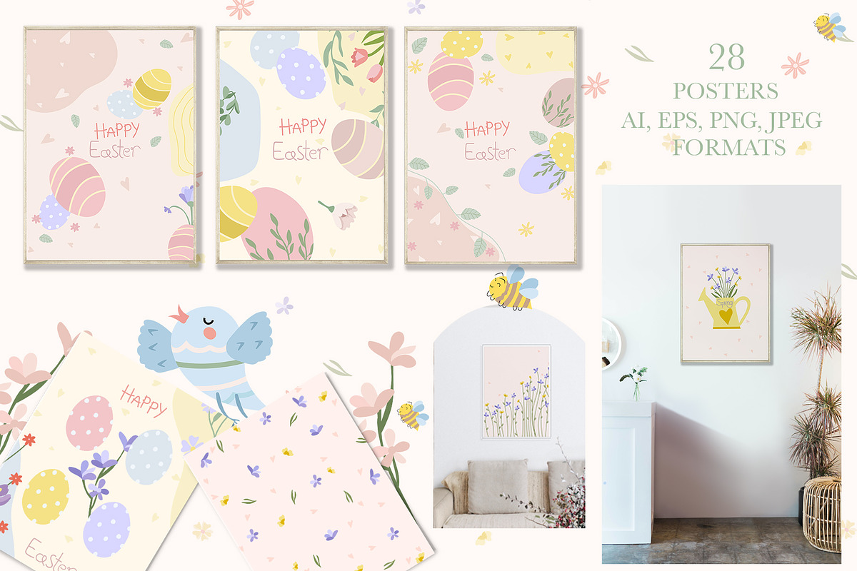 Spring Easter, Bunny collections, a Graphic by Usis (Photo 19 of 27)