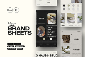 HAUS Brand Sheets