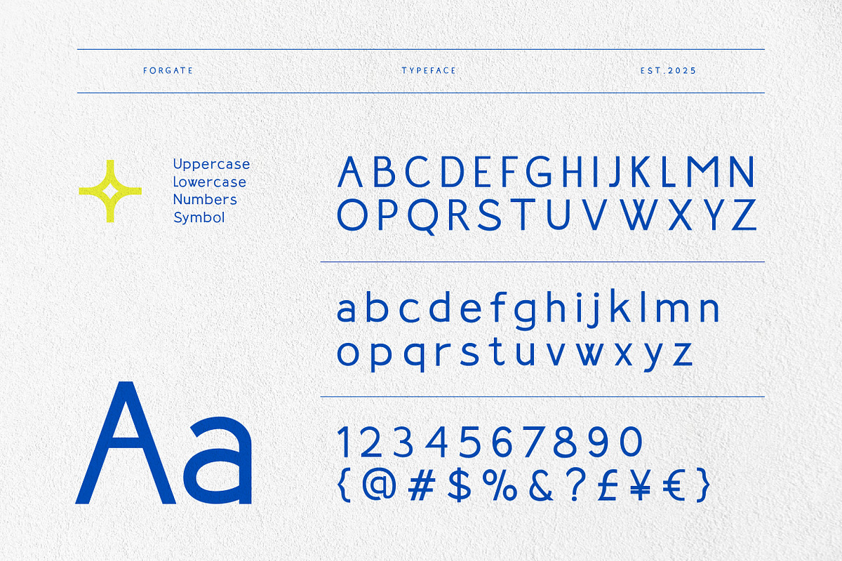 Forgate Sans Serif Typeface Font, a Sans Serif Font by Vadovastd (Photo 2 of 7)
