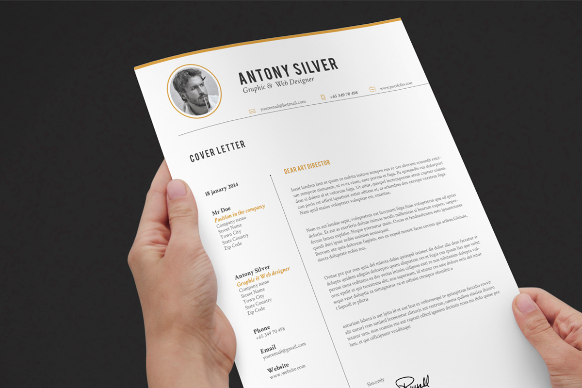 The Resume, a Resume Template by sz81 (Photo 5 of 5)