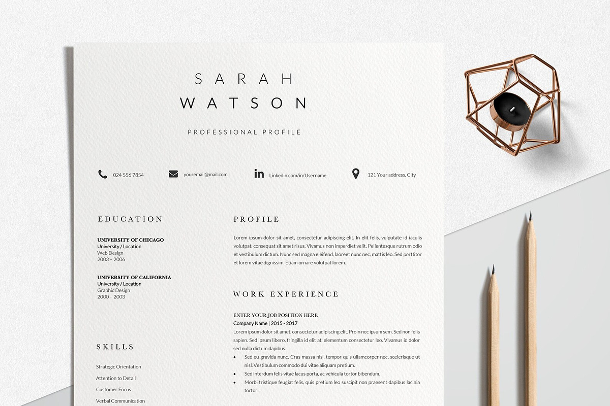 Creative Resume Design Professional, a Resume Template by LucaTheme (Photo 1 of 10)