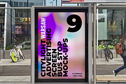 Warsaw Citylight Ad Bus Stop 13, an Advertising Mockup by Graphic Shelter (Thumbnail 1 of 9)