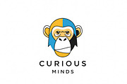 Curious Minds Monkey, a Branding & Logo Template by Logocreative (Thumbnail 1 of 2)