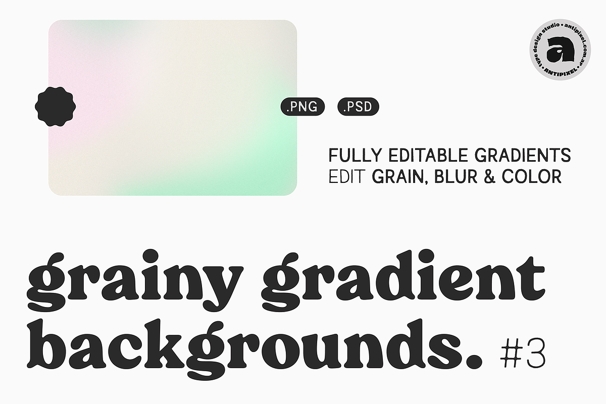 Grainy Gradient Backgrounds #3, a Texture Graphic by Antipixel Type Studio (Photo 8 of 12)