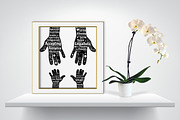 Hamsa, Evil Eye, Henna AI EPS PNG, an Illustration by FrankiesDaughtersDesign (Thumbnail 5 of 6)