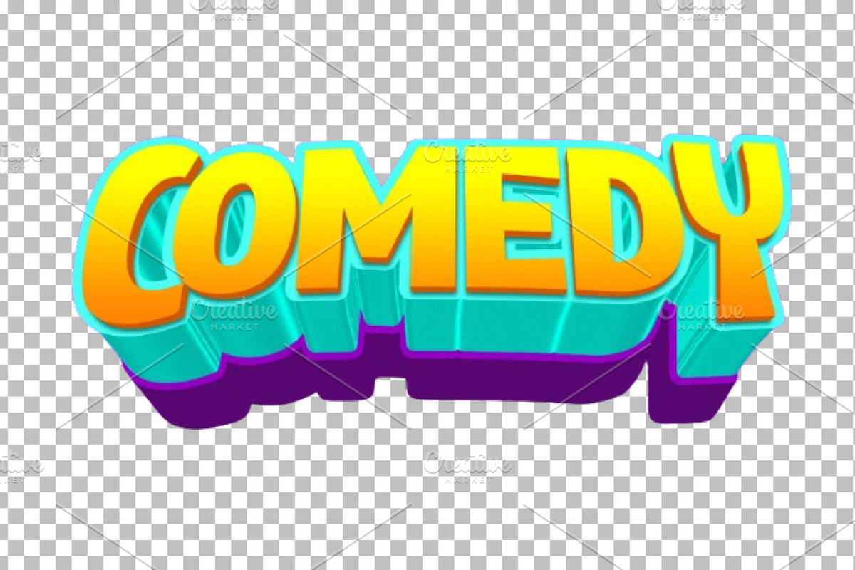 Comedy 3D Editable Text Effect PSD, a Layer Style Add-On by TrueVector (Photo 2 of 2)
