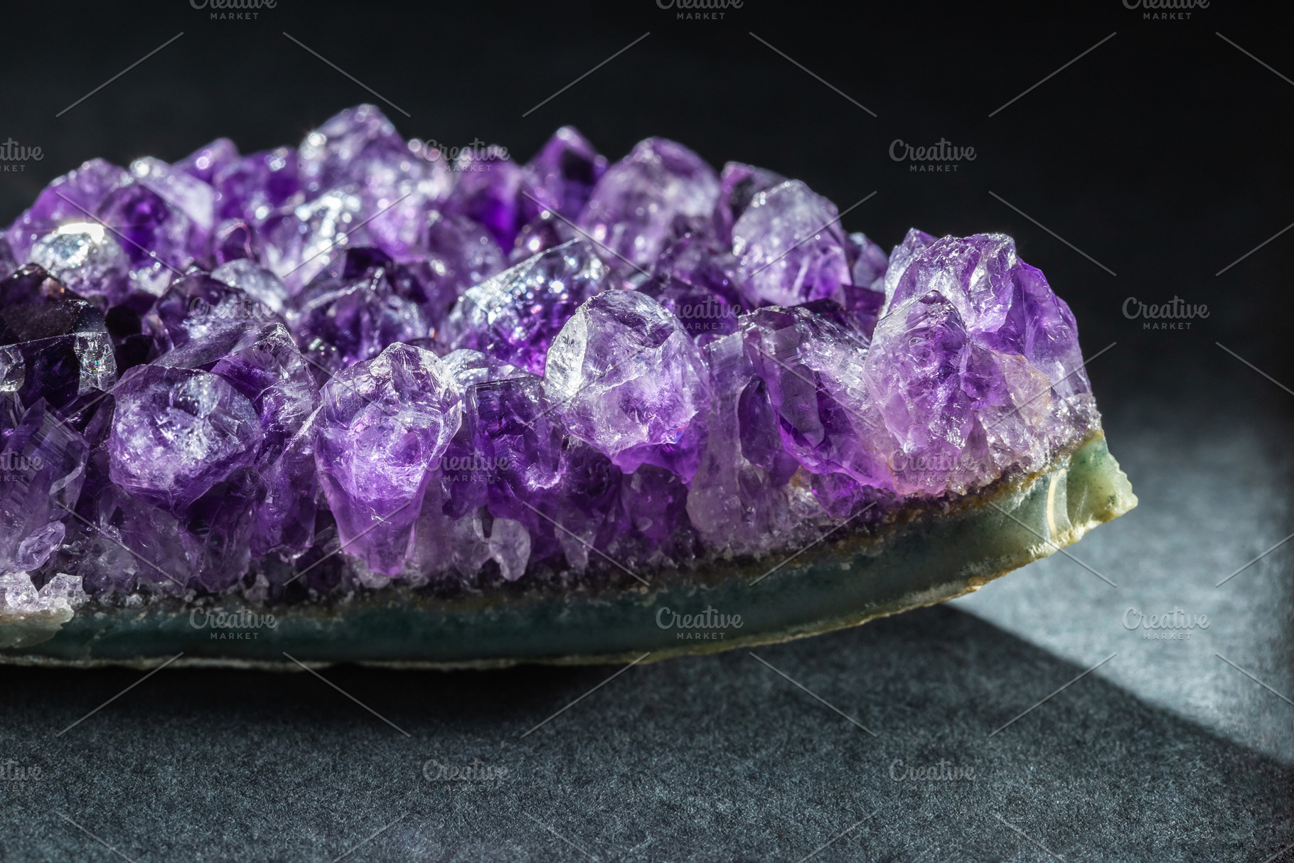 Amethyst druse crystal gemstone, a Nature Photo by Andriana Syvanych