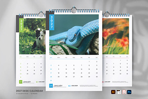 Wall calendar design template, a Stationery Template by Tanmoy Topu