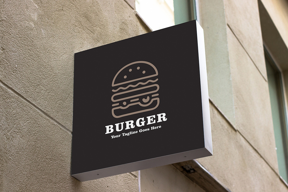 Burger Restaurant Logo Design, a Branding & Logo Template by YUDesignStore (Photo 7 of 7)