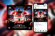 Game Week Football Match Flyer, a Flyer Template by StarPixles11 (Thumbnail 2 of 3)