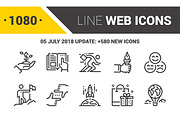 1080 Line Web Icons, an Outline Icon by Maxim_Basinski (Thumbnail 1 of 2)