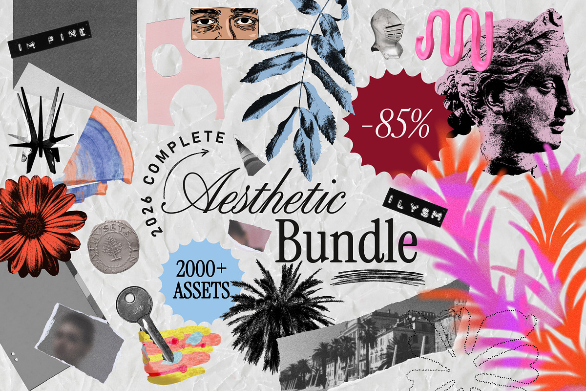 The 2026 Complete Aesthetic BUNDLE, an Object Graphic by angelainthefields (Photo 1 of 24)