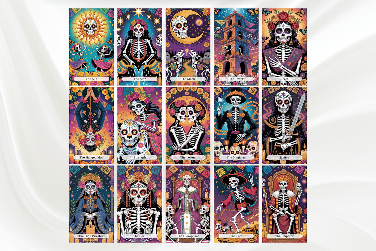 Mexican Tarot Cards Deck, an Object Illustration by Mugio (Photo 2 of 6)