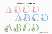 Watercolor Peter Rabbit Clipart, an Animal Illustration by SvetaArtStore (Thumbnail 11 of 15)