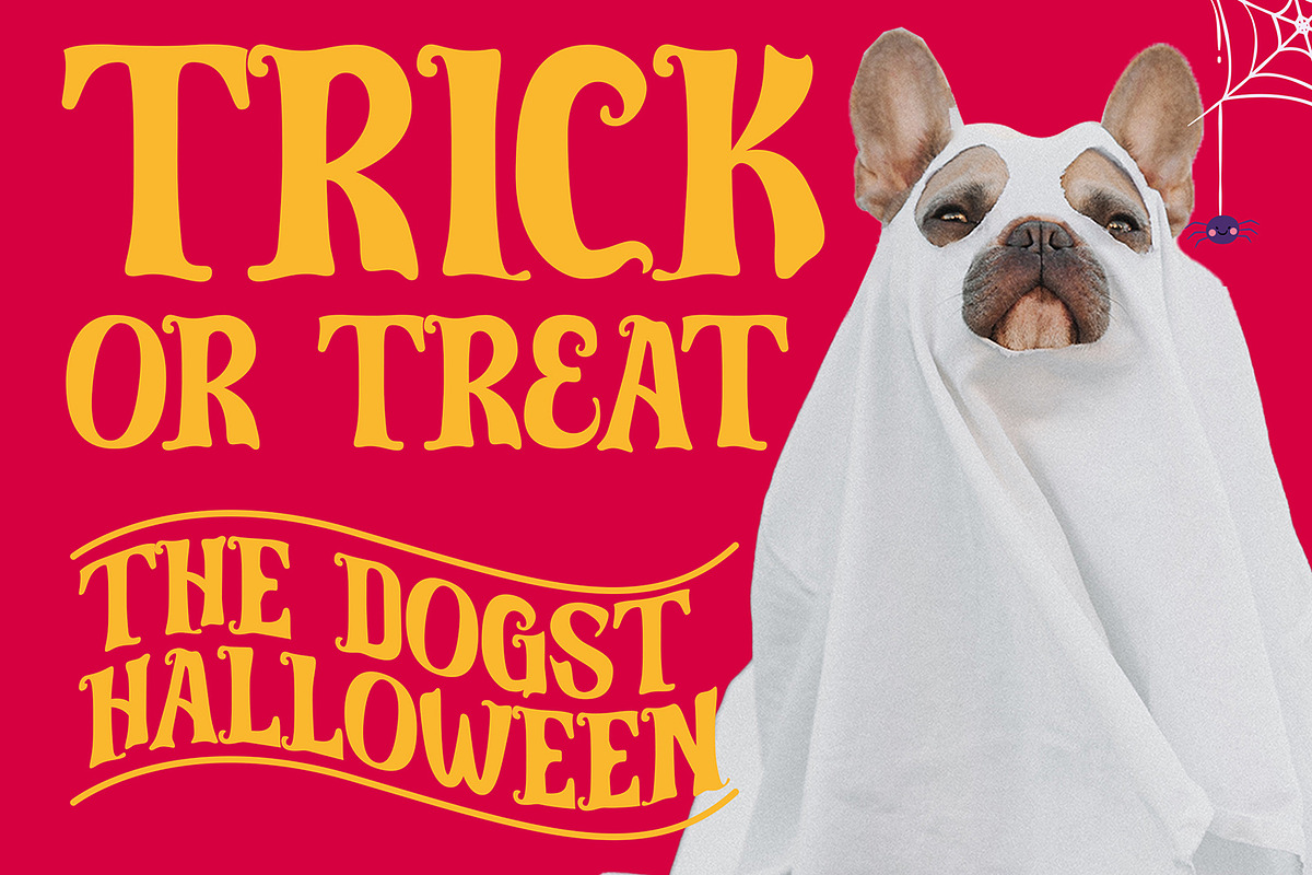 Muffliato - Halloween Display Font, a Script Font by AQR Studio (Photo 4 of 8)