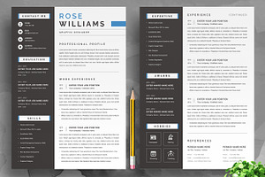 2 Page Graphic Designer Resume