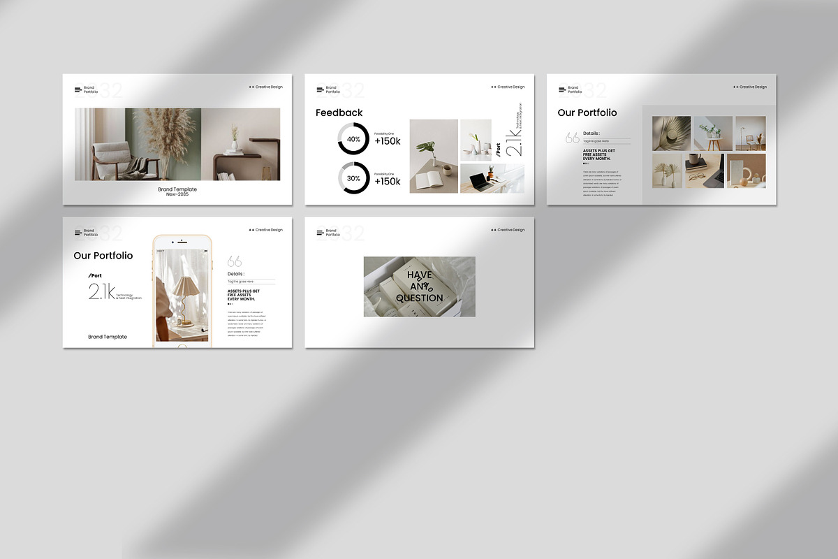 Design Portfolio Template, a Presentation Template by Creative-Work (Photo 7 of 9)