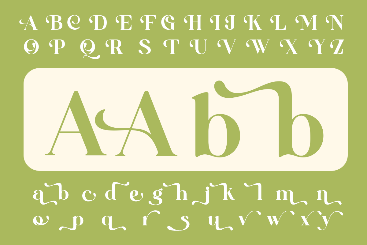 Qoncila - Modern Retro Swash Serif, a Serif Font by Qweera Studio (Photo 12 of 12)