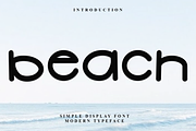Beach, a Sans Serif Font by FreshTypeINK (Thumbnail 1 of 7)
