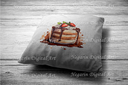 Watercolor Italian Food Clipart, an Object Graphic by Negarin Digital Art (Thumbnail 8 of 8)