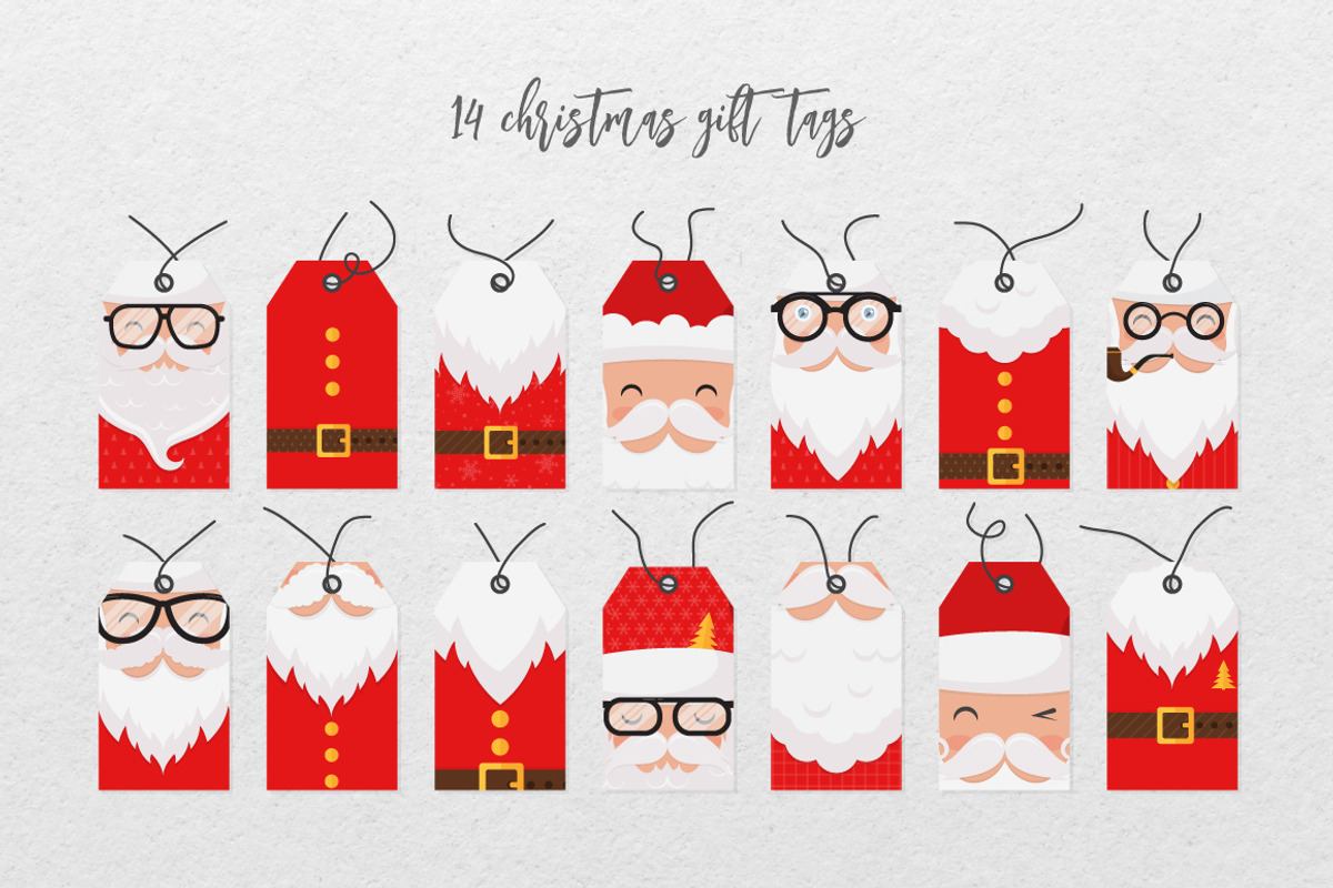 Santa Claus tags and cards, an Object Graphic by DariSmartArt (Photo 3 of 14)