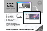 Editable Concert Ticket Template, a Templates & Theme by Templatables (Thumbnail 6 of 7)