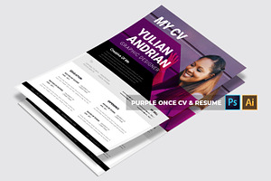 Purple Once CV & Resume