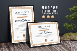 439. Modern Certificate Template