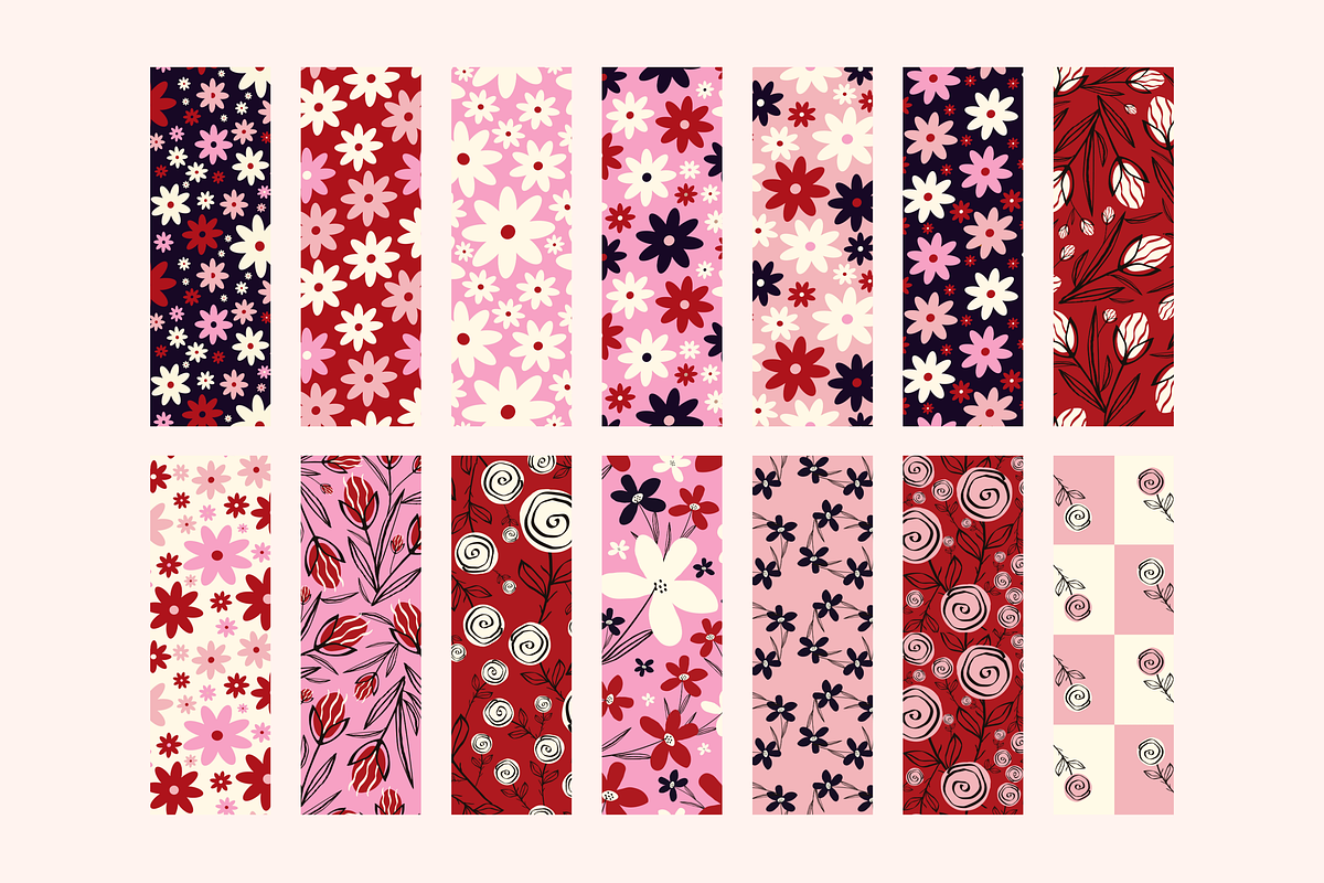 Floral Bookmark printable, a Card Template by Art's and patterns (Photo 2 of 3)