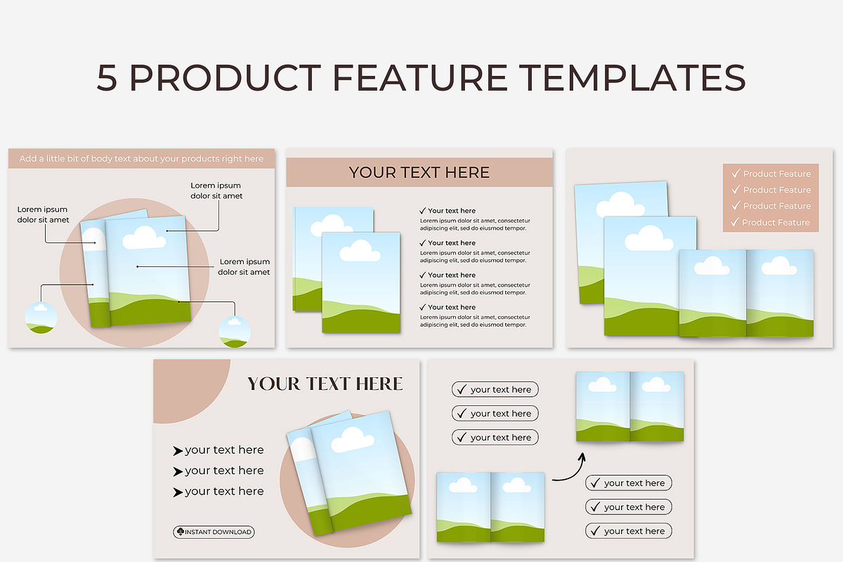 Magazine Mockups Listing Templates, a Books & Magazine Mockup by NoemieDesigns (Photo 6 of 7)