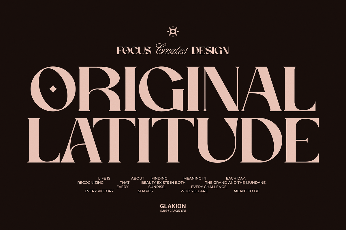 Glakion | Modern Display Serif, a Serif Font by gracetype_studio (Photo 5 of 14)